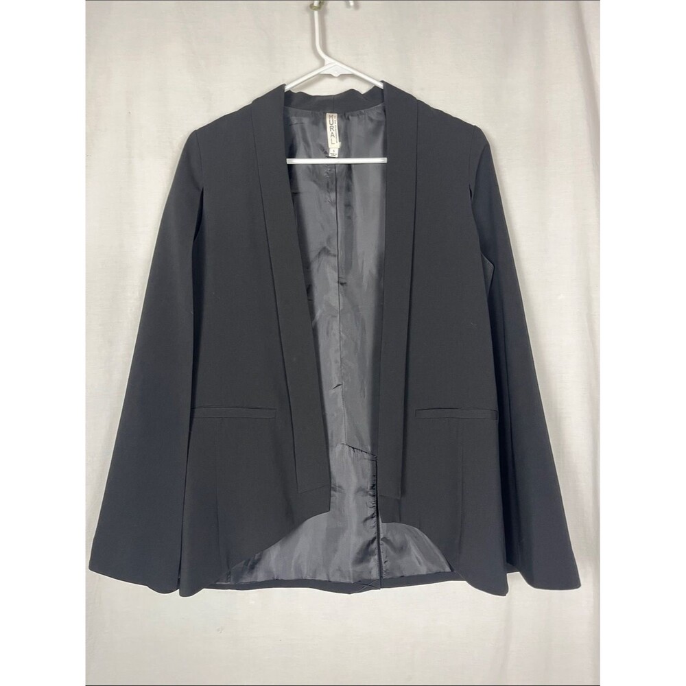 Mural Art Has No Boundaries Black Women's Sleeveless Blazer Cape